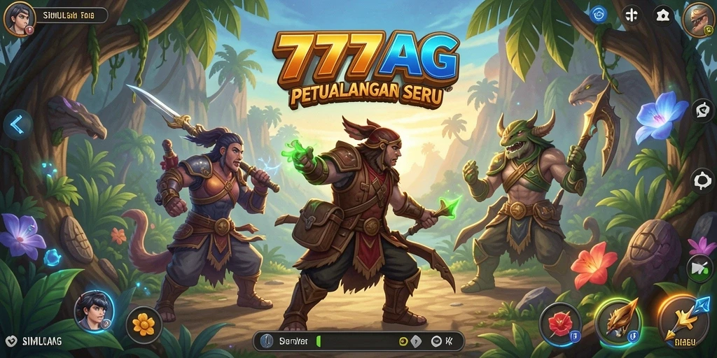 Tampilan menarik dari gameplay 777AG yang penuh warna.