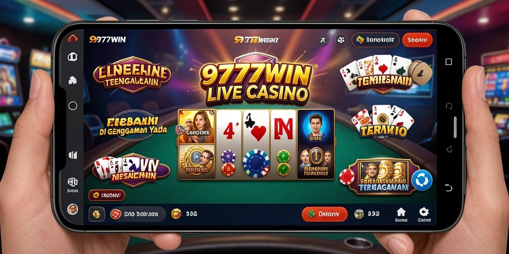 Gameplay Live Casino yang seru dan interaktif di 9777WIN.