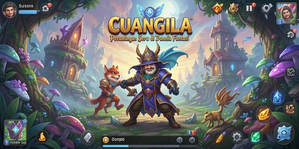 Tampilan gameplay CUANGILA yang menarik dan penuh aksi.