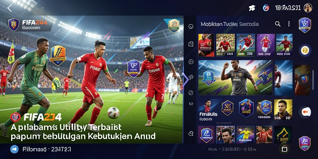 Tampilan antarmuka aplikasi FIFA234 yang mudah digunakan.