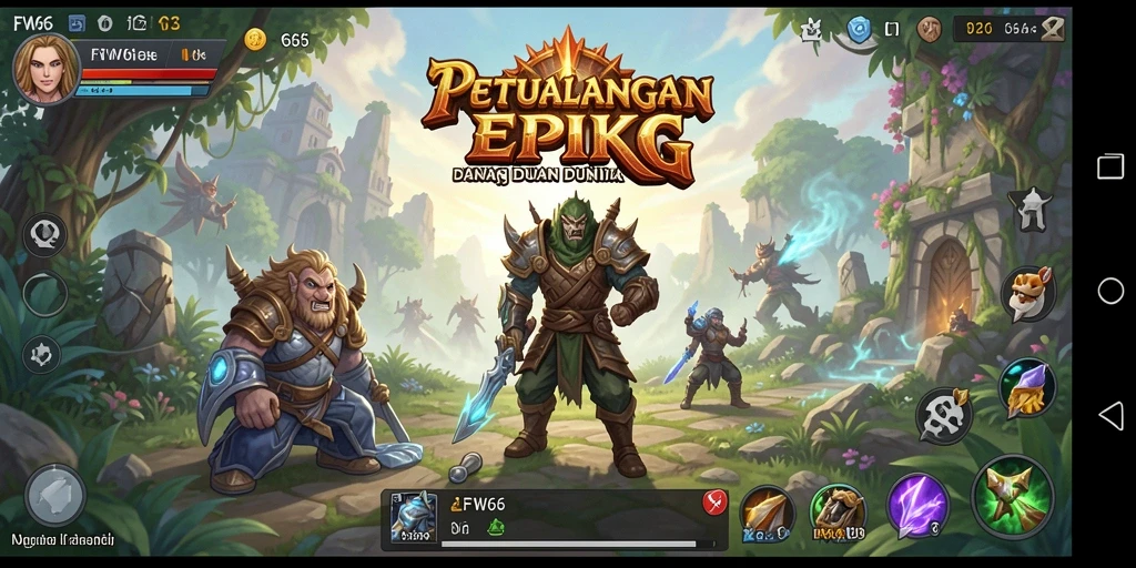 Tampilan gameplay FW66 yang memikat dalam dunia RPG.