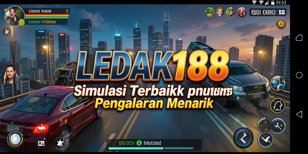 Screenshot menunjukkan pengalaman gameplay menarik dalam simulasi LEDAK188.