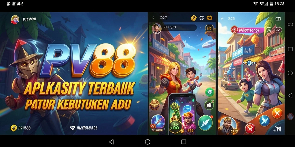 Tampilan antarmuka utama PPV88 yang intuitif dan user-friendly.