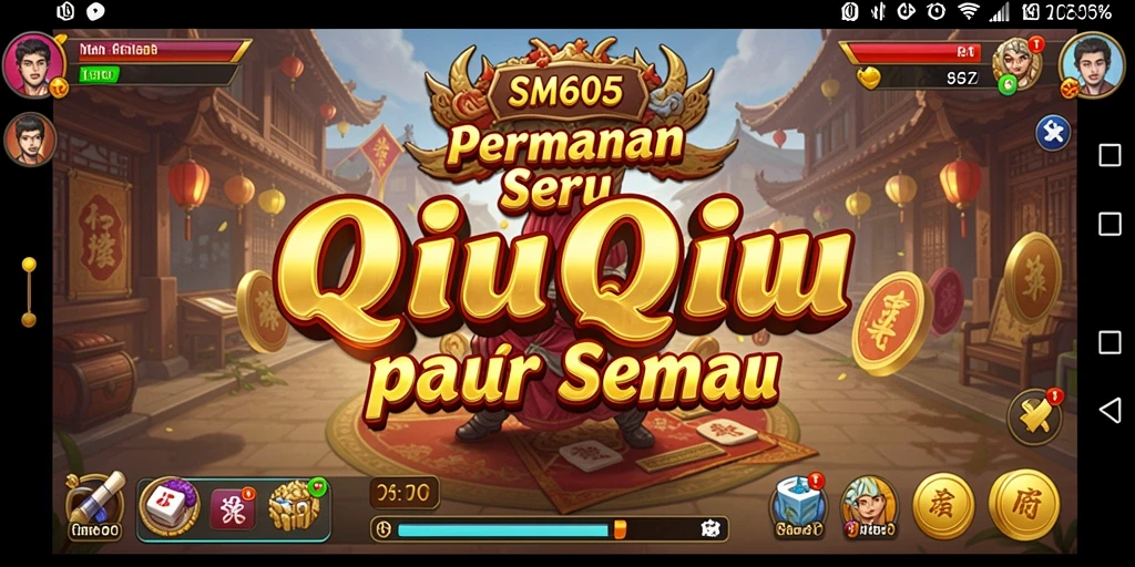 Tangkapan layar gameplay QiuQiu yang menarik dan mengasyikkan.